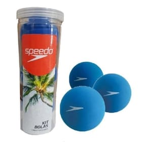 Kit Bolas Para Frescobol Kit Com 3 Unidades -Azul - Speedo