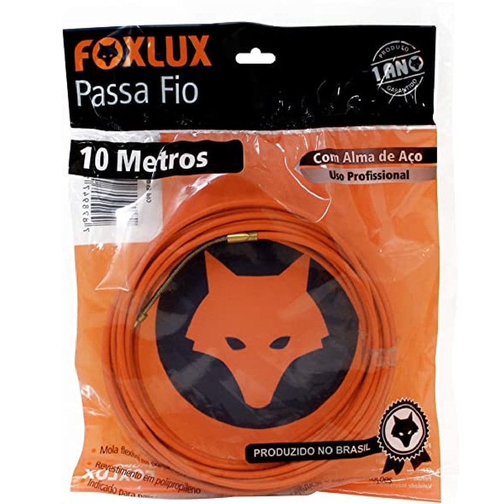 Passa Fio 10 Metros com Alma de Aço Foxlux