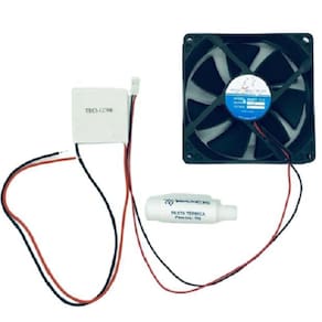 Pastilha Peltier -12706 + Cooler 12V + Pasta Térmica