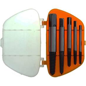 Jogo 5 Peças Extrator De Parafuso 3 A 18Mm Estojo Starfer