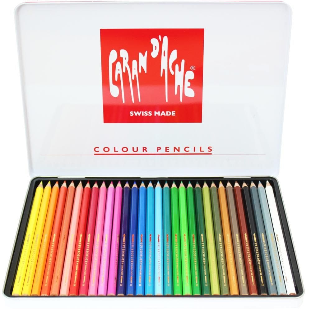 Lápis Aquarelável Caran DAche 30 Cores - Belíssimo