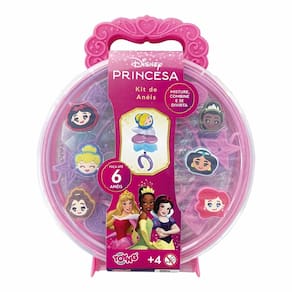 Kit Infantil - Disney Princesas - Anéis - Toyng