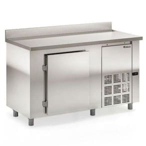 Balcão De Encosto Com 1 Porta Sem Pia Gbfe150 Gelopar Balcão 347 Litros Inox 110v
