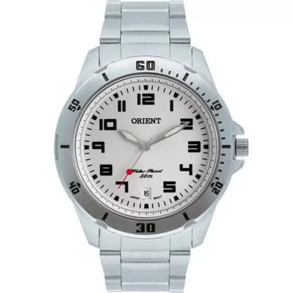 Relógio Prata Orient Mbss1155A-S2Sx