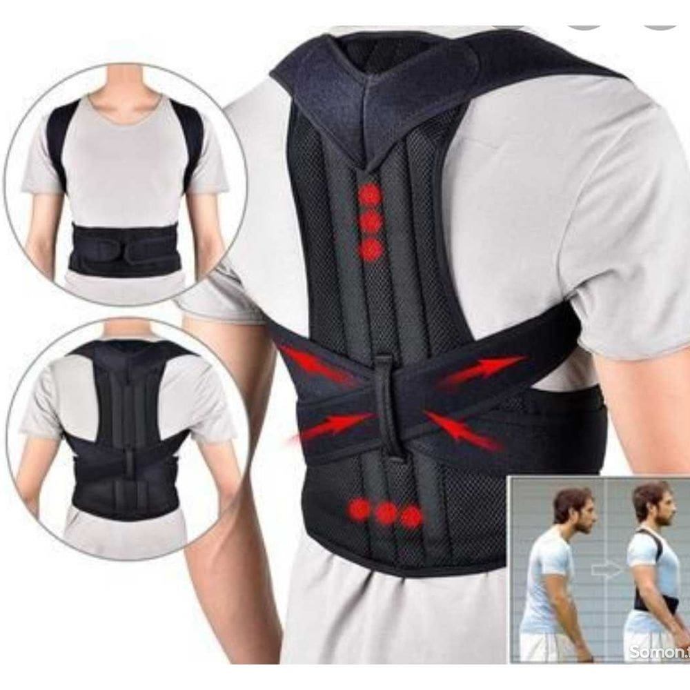 Cinta Postural Ajustável - Corretor de Postura para Coluna e Lombar - Colete Ortopédico Confortável