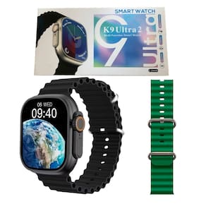 Smartwatch K9 Ultra 2 49mm Series 9 Chamadas 2 Pulseiras