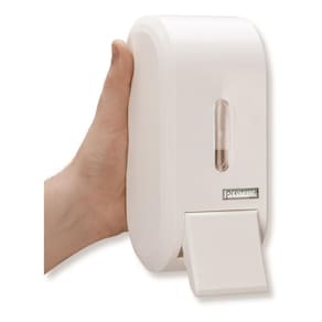 Kit Dispenser Compacto Com Reservatório E Alcool Gel 70