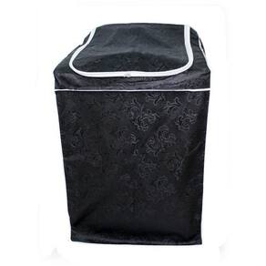 Capa Maquina De Lavar Com Zíper Electrolux, Brastemp - Preto
