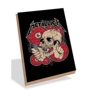 Placa Vintage Metallica 20x30cm