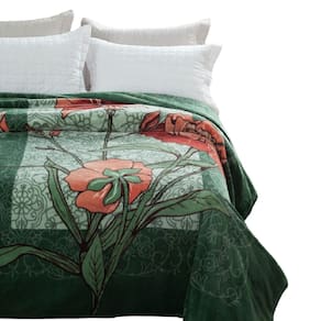 Cobertor Kyor Plus Nantes 180 cm X 220 cm Verde