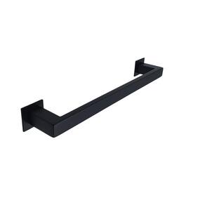 Porta Toalha De Parede Jacaraipe 70Cm Preto Inox