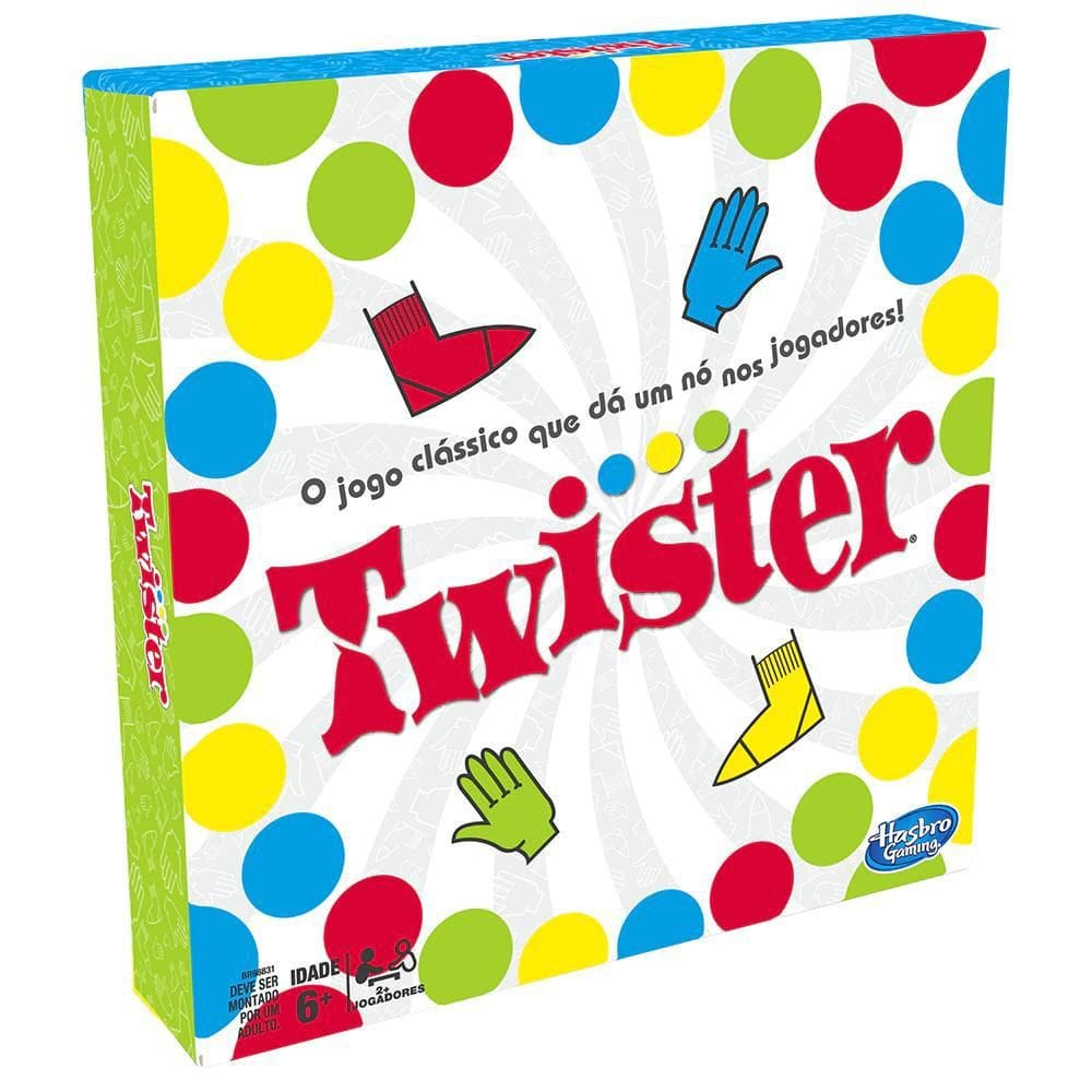 Twister Hasbro 98831 - Jogo Divertido para Crianças 6+