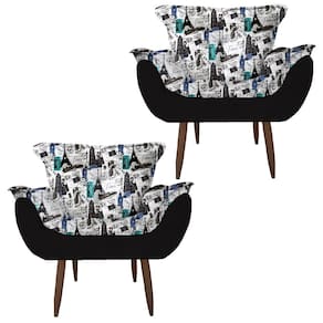 Poltrona Decorativa Parana Para Sala Confortável Paris Verde