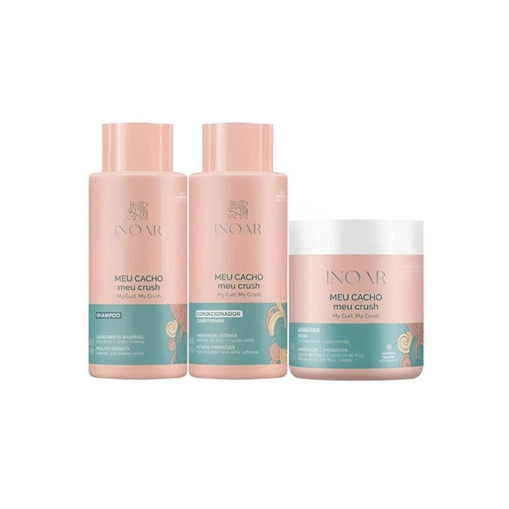 Inoar Meu Cacho Meu Crush Kit 3 produtos Hidratação