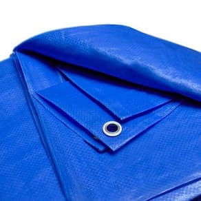 Lona Polietileno 4x4 M com Cantos Reforçados Azul Famastil