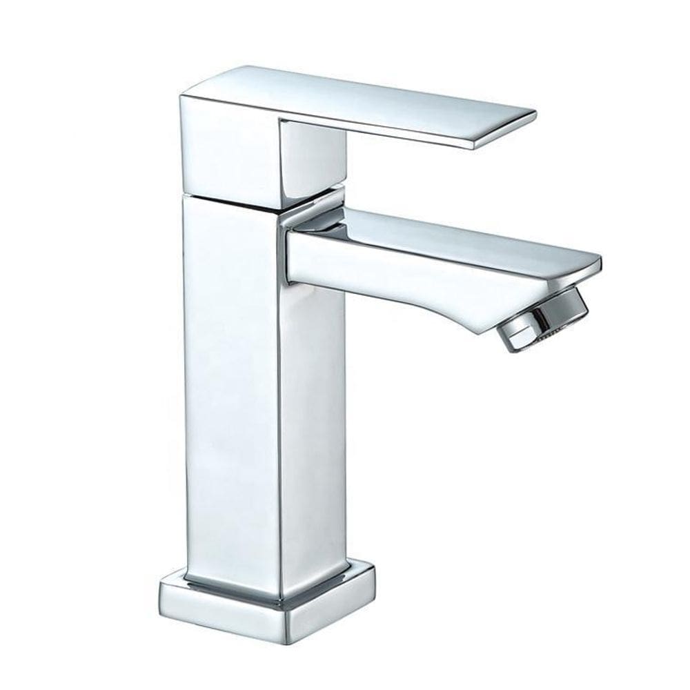 Torneira Banheiro Luxo Quadrada ¼ De Volta 630g