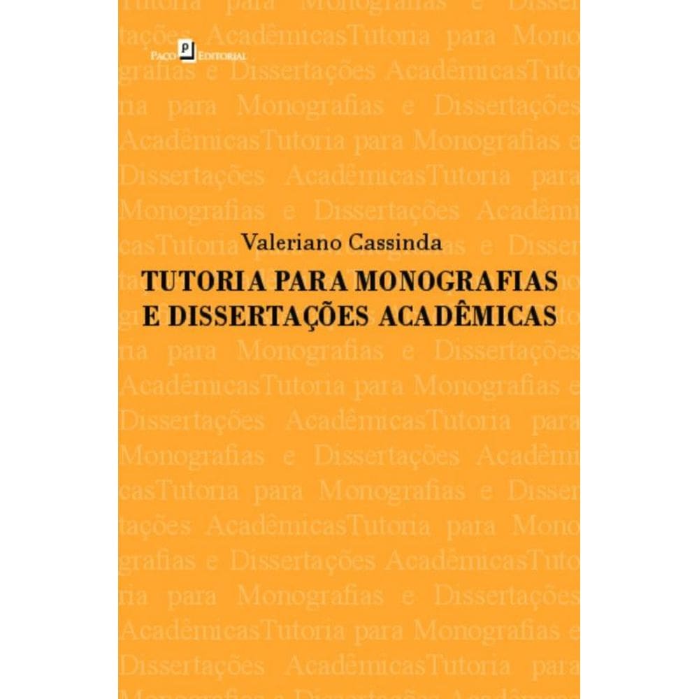 Tutoria Para Monografias E Dissertações Acadêmicas