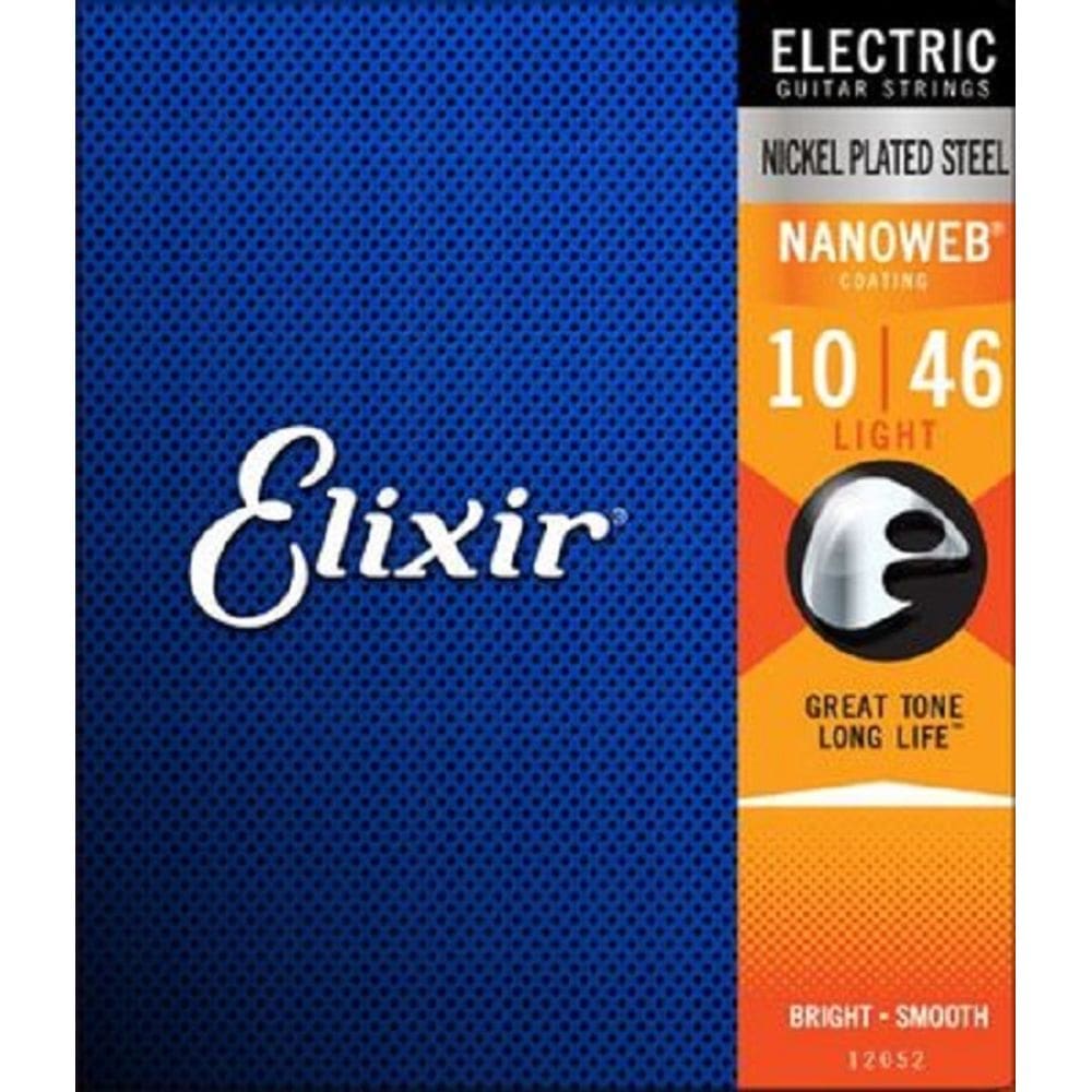 Encordoamento 010 Light Para Guitarra Elixir