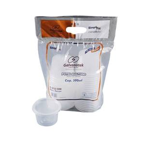 Pote E Tampa Redondo G312 25Un 500Ml Galvanotek