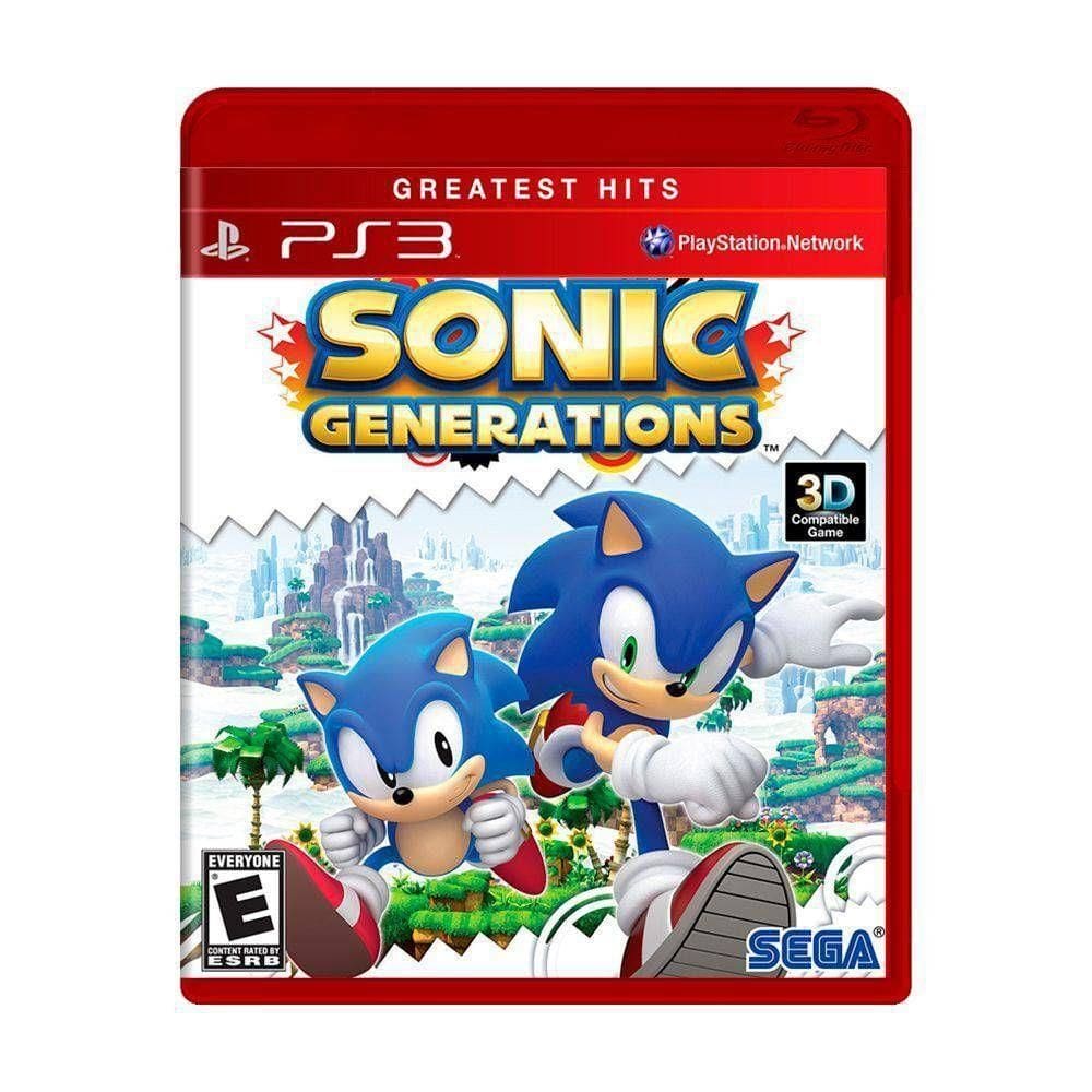 Sonic Generations - PS3 | Ação 3D Clássico e Moderno