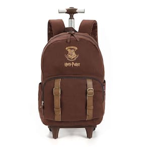 Mochila Harry Potter Rodinhas Marrom 44x29x15cm 20L