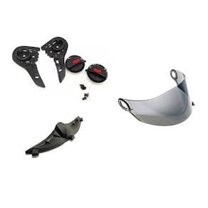 Kit Viseira Fume + Reparo + Narigueira Ls2 Ff358 Ff396 Ff310