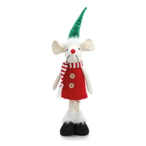 Urso Rato Natalino Decorativo Vermelho 56cm 1004446 Cromus