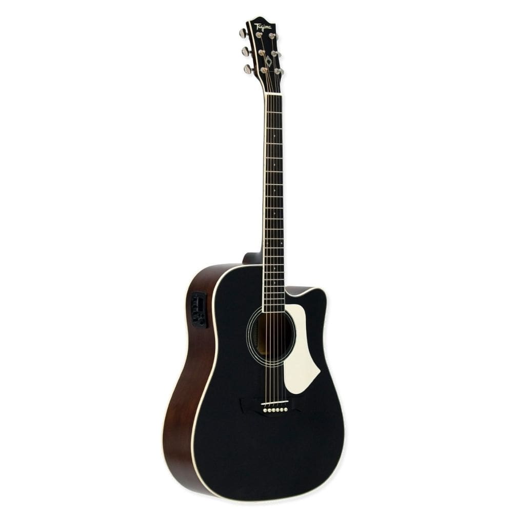 Violao Tagima Folk Cutaway Eq Aco T/ Spruce B/S Agathis Latin America Andes Bks