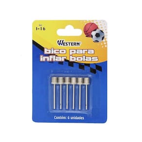 Kit Bico Para Inflar Bolas Com 6 Unidades Ref. I-16