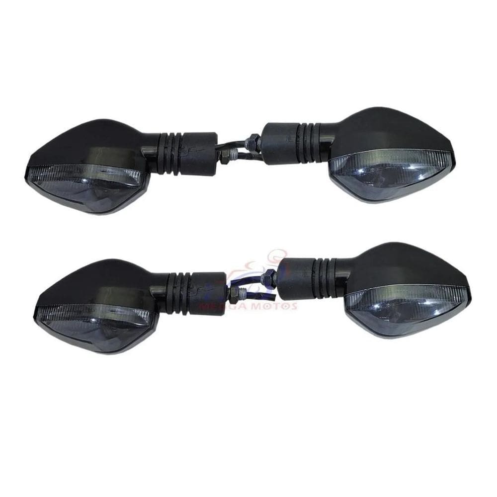 Piscas Mini Universal Fume Honda Bros/Nxr 150 160 2014+