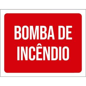 Kit 10 Placas Bomba De Incêndio
