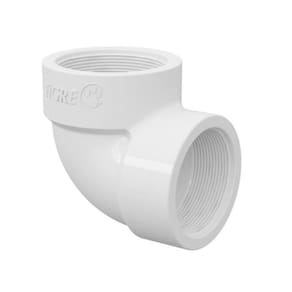 Joelho/Cotovelo 90º Pvc Roscável 1  32Mm  Branco Tigre