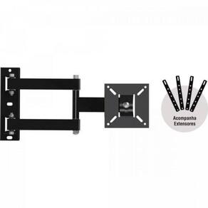 Suporte de TV Articulado 10-56 Bra4.0 Brasforma Preto