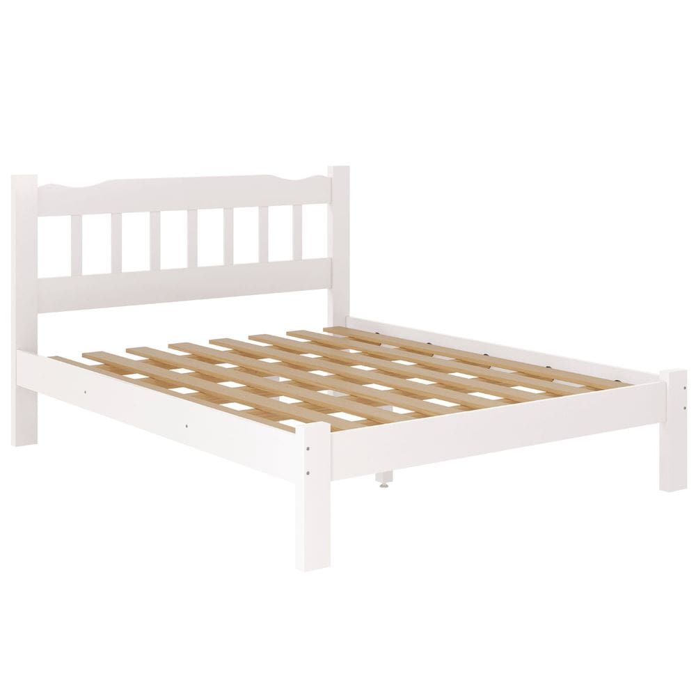 Cama Queen New Perola Reforçada Cor Branco