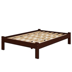 Cama Casal Turca New Madeira Maciça Cor Castanho