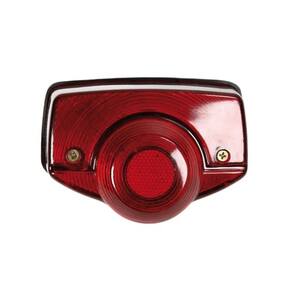 Lanterna Traseira Completa CG125 1977 a 1982 Vermelho