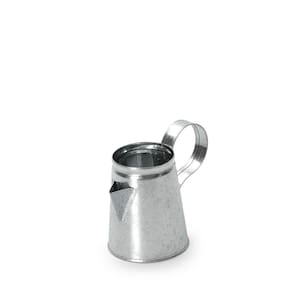 Mini Bule Decorativo Em Metal Galvanizado 10 Cm Altura