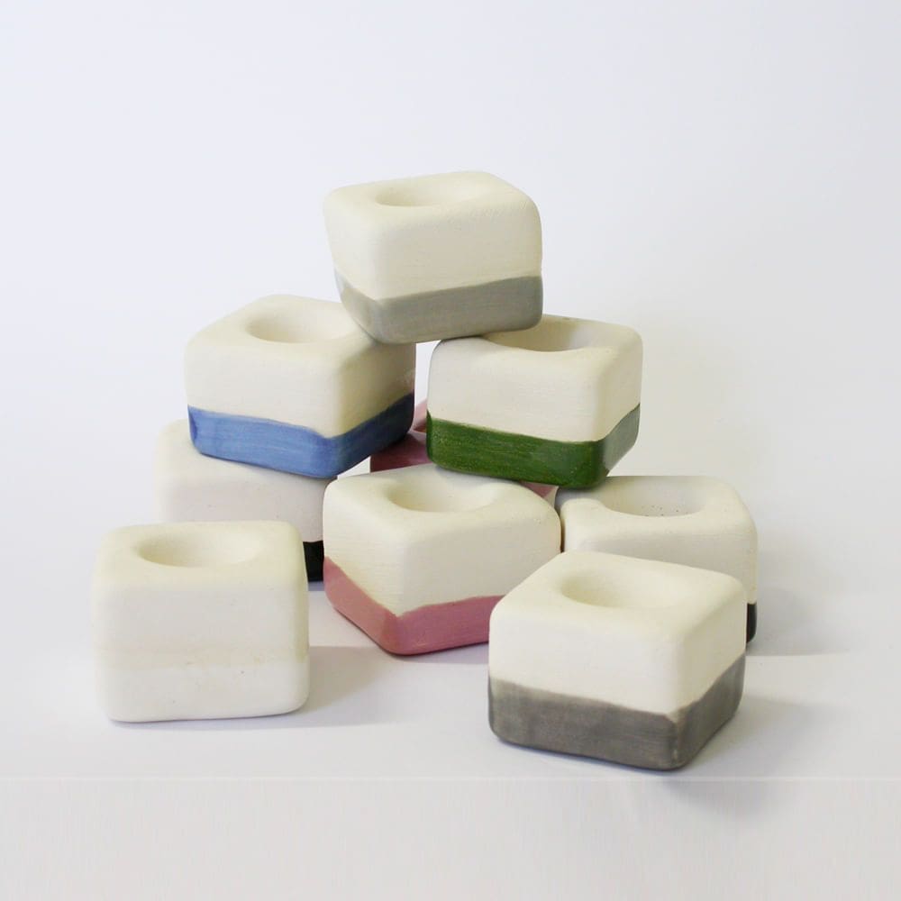 Difusor Cerâmica esmaltado para óleo essencial - Vermelho