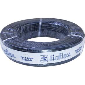 Cabo Multicanal 4P X 24AWG Preto Tiaflex - RL / 50