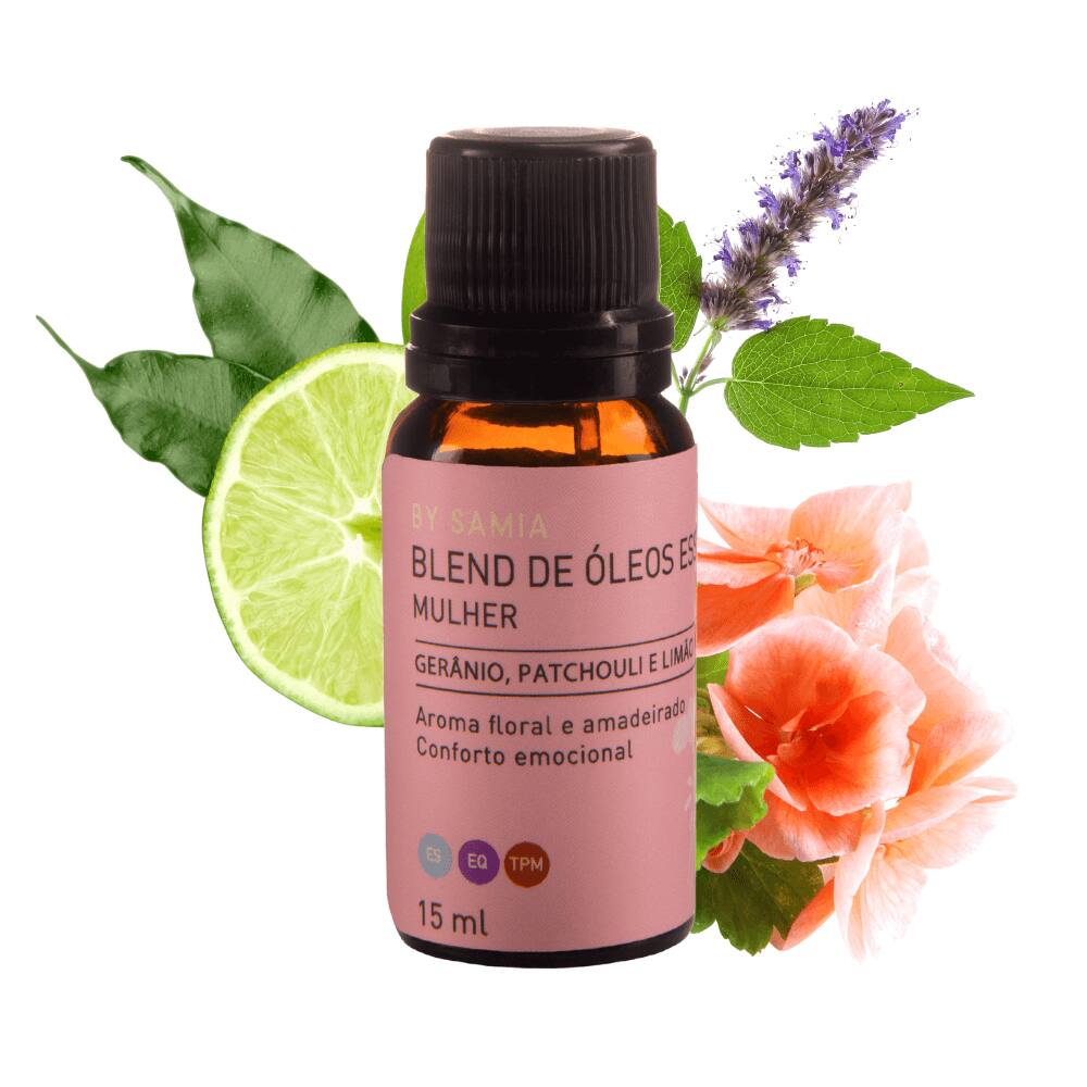 Blend De Óleos Mulher - 15 Ml - By Samia
