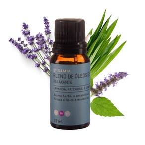 Blend De Óleos Essenciais Relaxante - By Samia 15 Ml