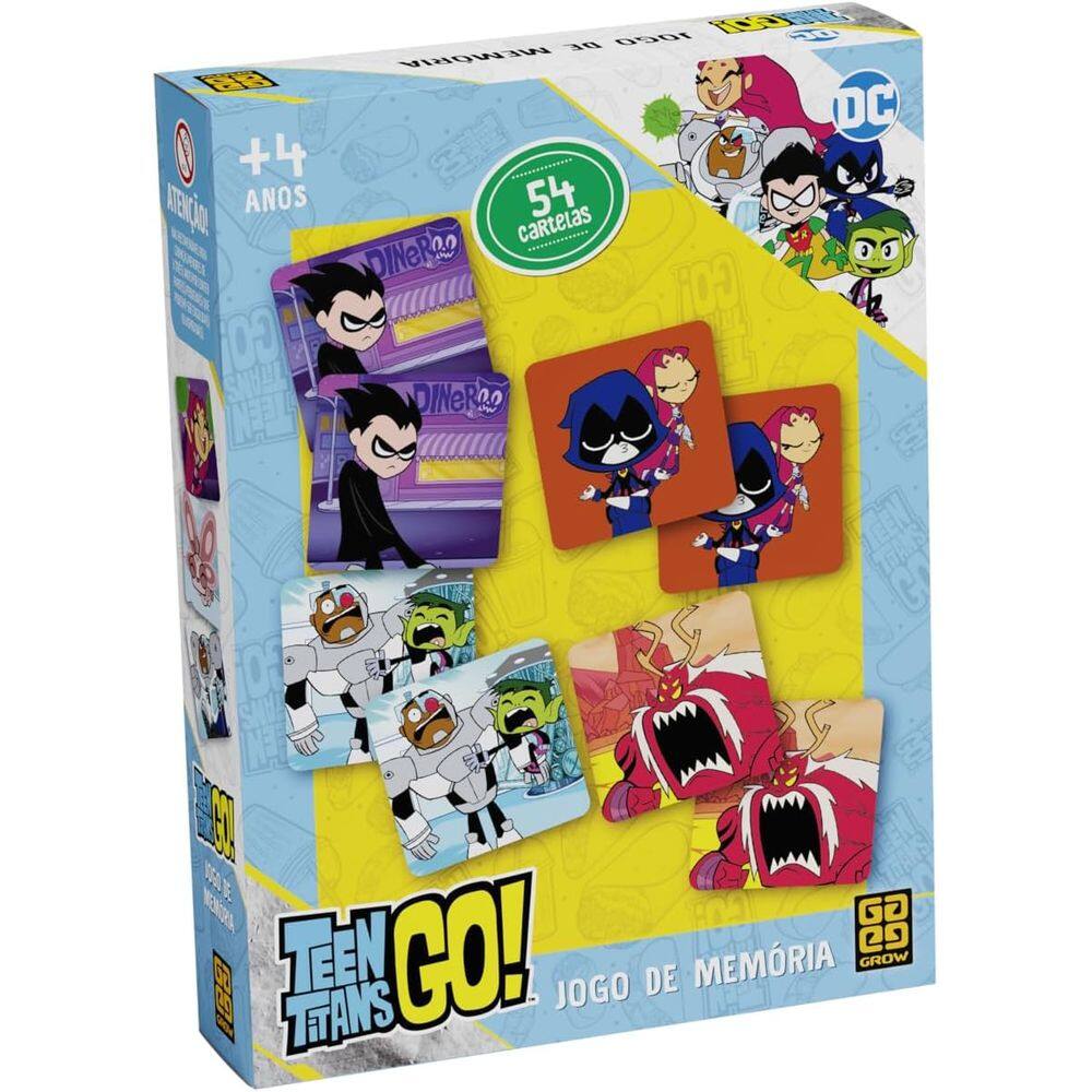 Jogo da memória Teen Go Titans