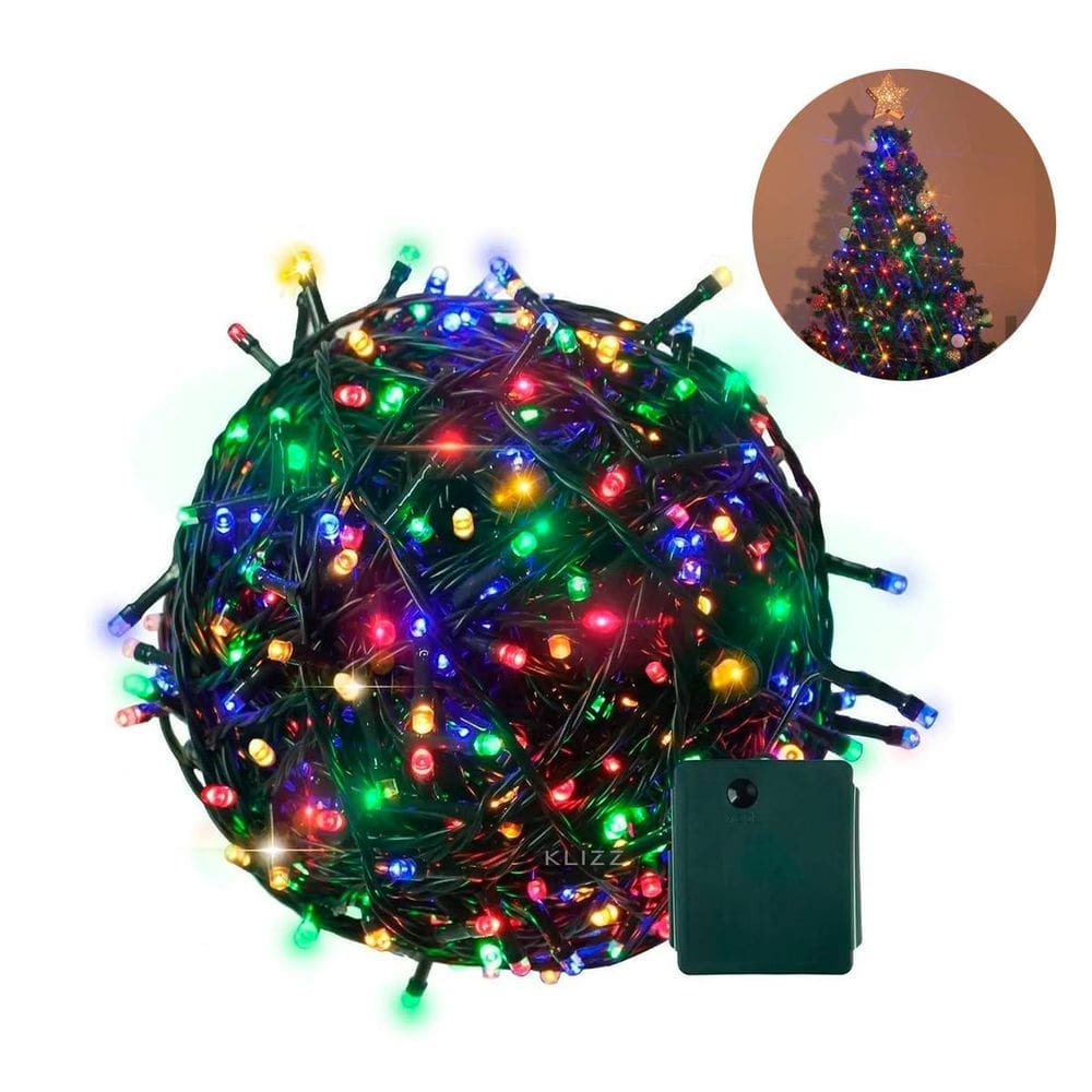 Pisca-Pisca Cordão 100 Lâmpadas Led Colorido 127V 3,5 Metros