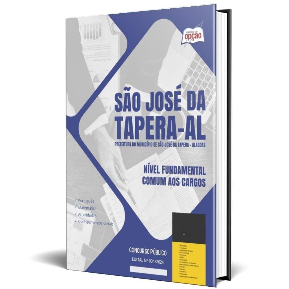 Apostila Prefeitura São José Da Tapera Al 2024 Nível