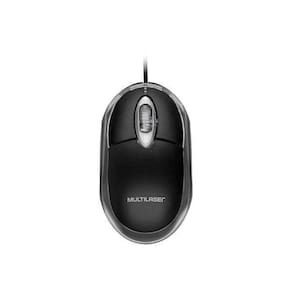 Mouse Multilaser Òptico Classic Preto 1200 Dpi Usb Preto
