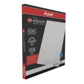 Plafon Painel Led Modular Avant 62X62 Quadrado Embut 45W 6,5K