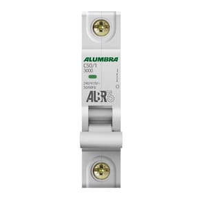 Disjuntor Unipolar 1P 50A Curva C Albr3 Alumbra