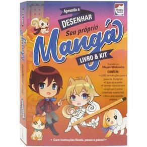 Livro & Kit Aprenda A Desenhar Mangá
