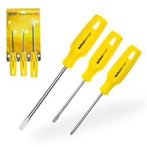 Jogo de Chave Fenda e Phillips Crv 3 peças Beltools