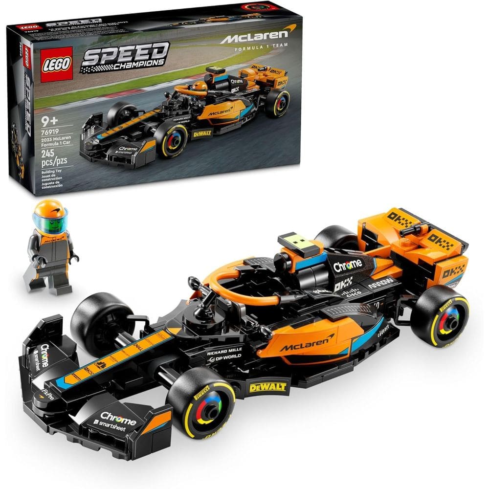 LEGO Speed Champions - Carro de corrida de Fórmula 1 da McLaren 2023 76919